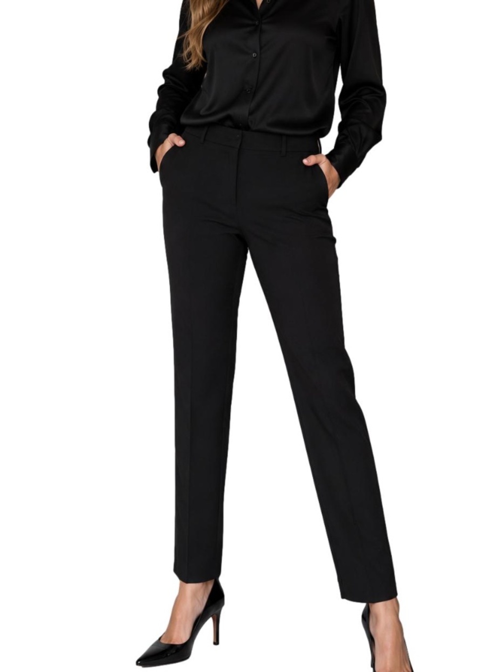 Soft Surroundings Pants Womens PS Black Capsule‎ Wardrobe Minimalist Stretch